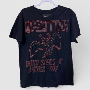 Led Zeppelin 1977 USA T Shirt Reproduction